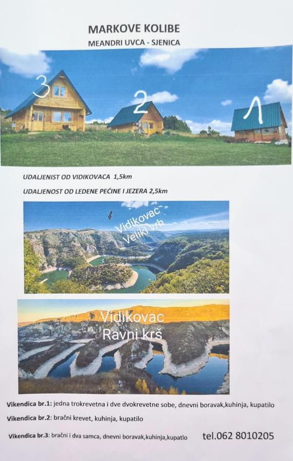 Markove Kolibe 2, Uvac 谢尼察 外观 照片